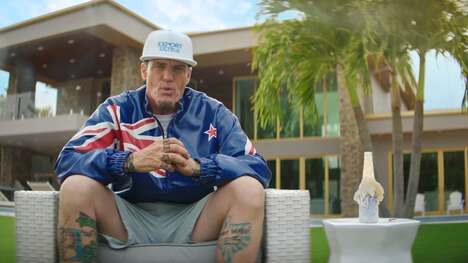 Cheeky Rapper-Headed Beer Campaigns