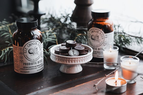 Probiotic Chocolate Bites