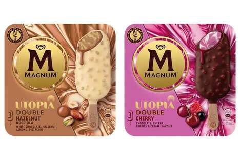 Marbled Ice Cream Desserts