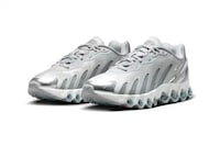 Exclusive Silver Tonal Sneakers Image 4