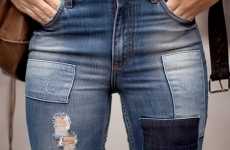 Pre-Patched Denim