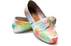 Splatter-Painted Shoes