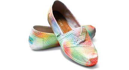 Splatter-Painted Shoes