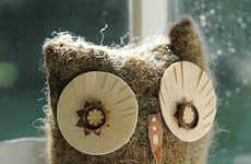 Recycled Paper Owls