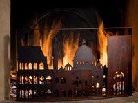 Cityscape Fireplace Screens Image 2