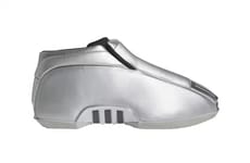 Futuristic Silver Tonal Footwear