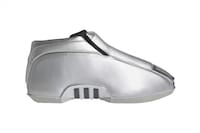 Futuristic Silver Tonal Footwear Image 1