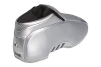 Futuristic Silver Tonal Footwear Image 4