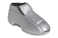 Futuristic Silver Tonal Footwear Image 5