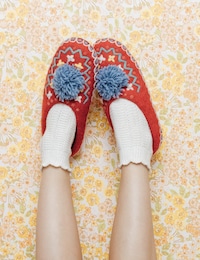 Adorably Decorated Slippers Image 1