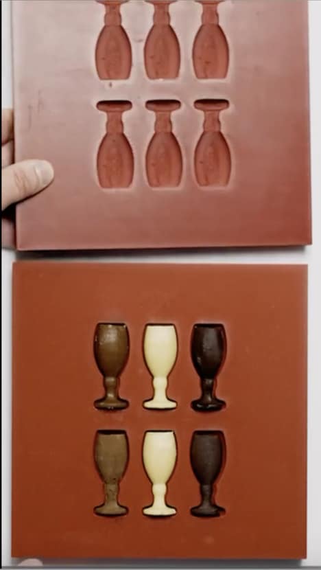 Beer Glass-Themed Chocolates