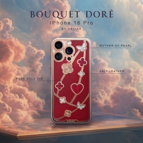 Gilded Valentine's Day Smartphones