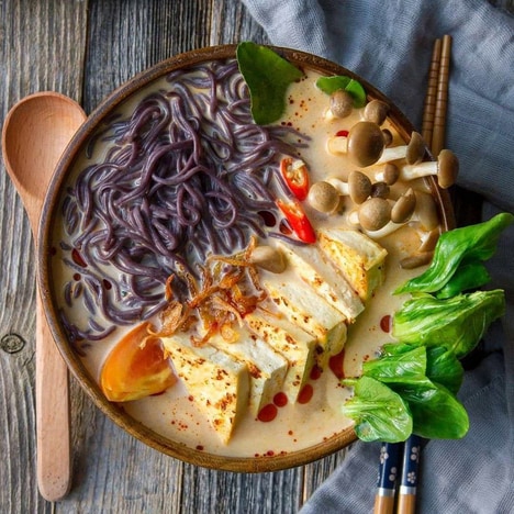 Black Rice-Inspired Ramen Noodles
