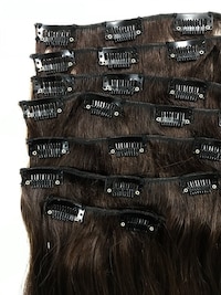 Virgin Clip-In Hair Extensions Image 1