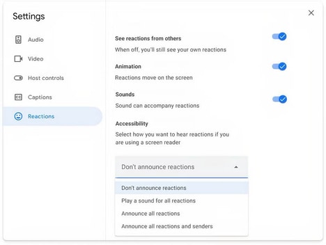 Enhanced Screen Reader Controls