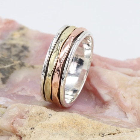Anxiety-Targeted Fidget Spinning Rings