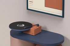 Memphis-Inspired Vinyl Turntables