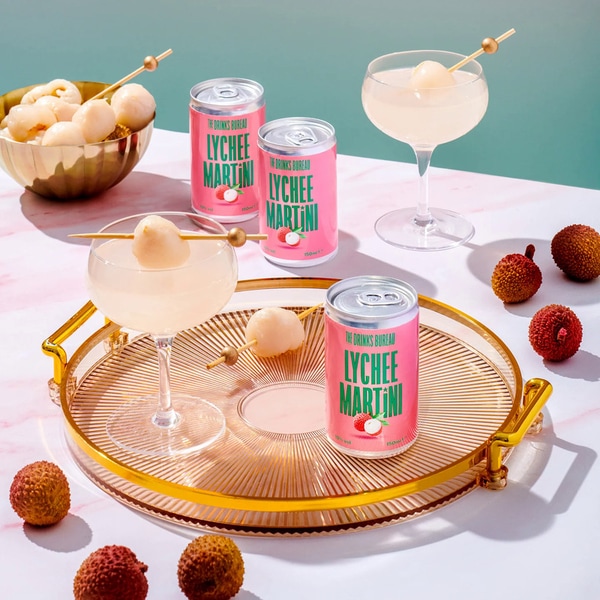 Canned Lychee Martinis