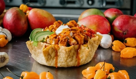 Spicy-Sweet Winter Tostadas