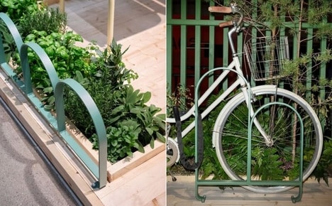 Architectural Midcentury Bike Racks