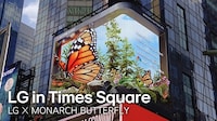 Monarch Butterfly-Inspired Digital Billboards