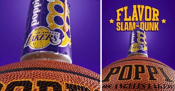 Probiotic Soda Basketball Partnerships
