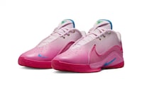 Pink Tonal Basketball Sneakers Image 3