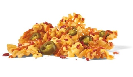 Sauce-Smothered Waffle Fries