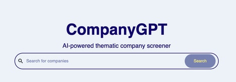 Company Discovery Tools