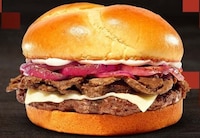 Meaty Cheesesteak-Inspired Burgers