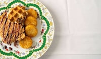 Savory Fruit-Infused Waffle Meals Image 1