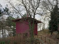 Compact Red Wooden Homes Image 3
