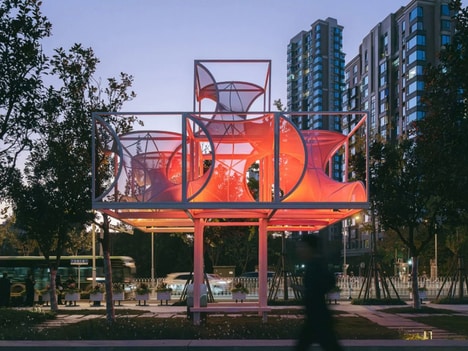 Billowing Modular Art Installations