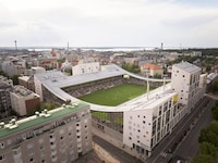 Hybrid Football Stadium Housing