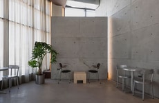 Exposed Material-Inspired Caf&eacute;s