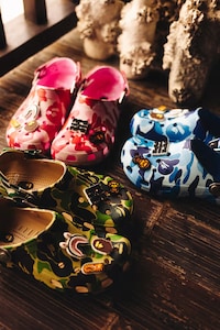 Patterned Collaborative Slip-On Shoes Image 3