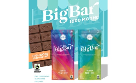 High-Dose Cannabis Chocolate Bars