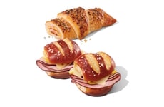 Savory Pretzel Bun Sandwiches