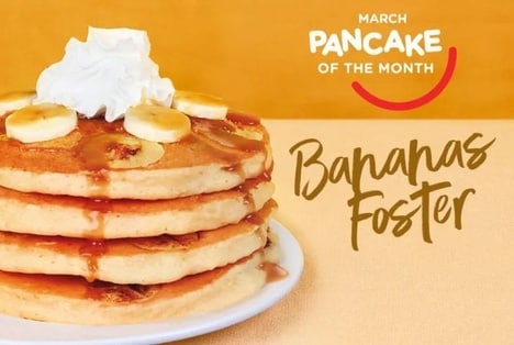 Banana Dessert Diner Pancakes