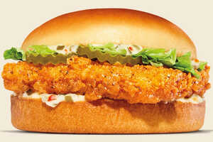 Breaded Pollock QSR Sandwiches : fiery big fish sandwich