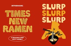 Instant Noodle-Crafted Fonts