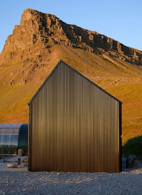 Jet-Black Sustainable Artful Cabins Image 3