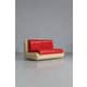 Upholstered Red PVC Sodas Image 2