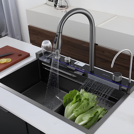 Tech-Equipped Kitchen Sinks