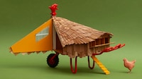 Giant Chicken-Like Art Installations Image 1