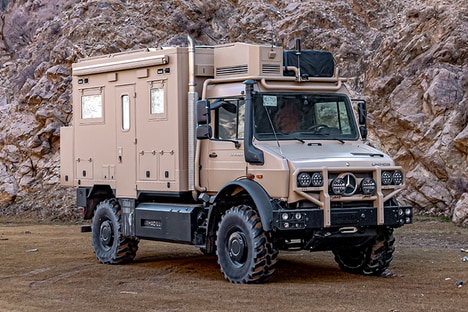Carbon-Shelled Camper Trucks