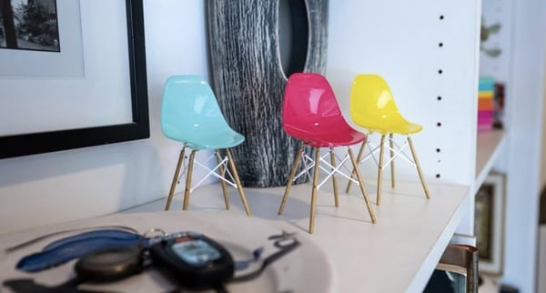Vibrant Mid-Century Modern Miniatures
