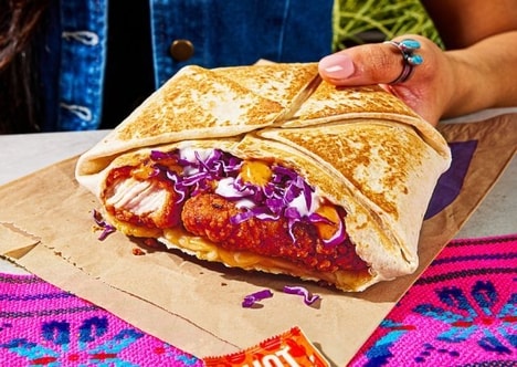 Spicy Textural Chicken Wraps