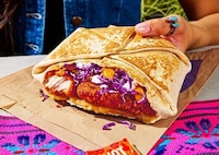 Spicy Textural Chicken Wraps Image 1