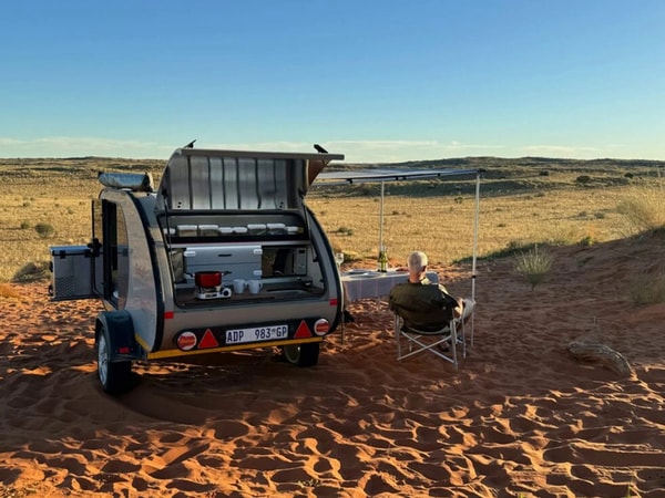 Toughened Glass Teardrop Campers